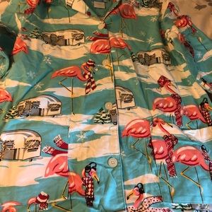 Fleece long sleeve pajamas